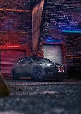 BMW iX in Urban Setting