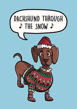 Dachshund Through The Snow