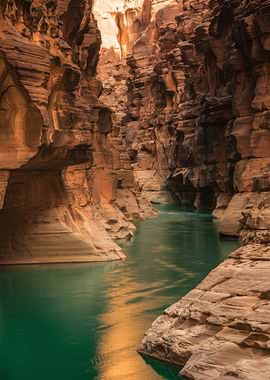 Canyon River Landscape