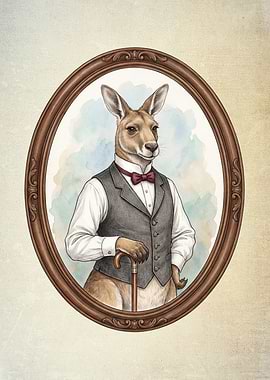 Kangaroo Portrait