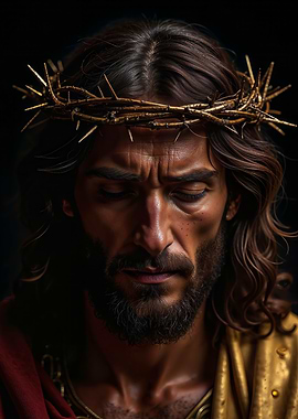 Jesus Christ with Crown of Thorns