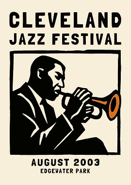 Cleveland Jazz Festival 2003 Poster