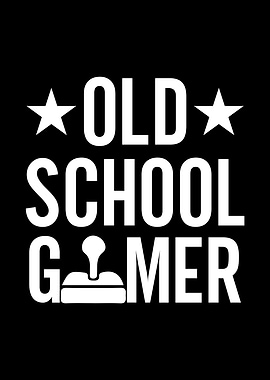 Old School Gamer Graphic