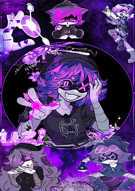 Murder Drones Purple Fanart