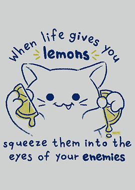 Cat with Lemons Revenge
