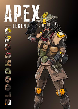 Apex Legends Bloodhound Character Art