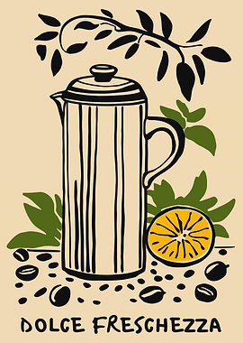 Dolce Freschezza Coffee Press Still Life