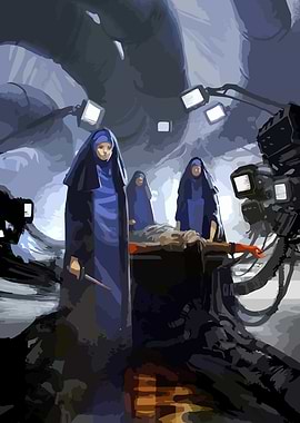 Cyberpunk Nuns with a Patient