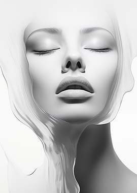 Woman in Liquid Veil