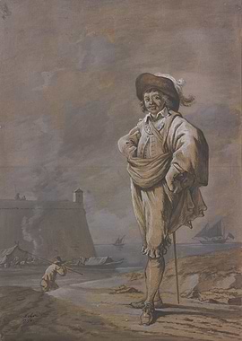 A cavalier with hat