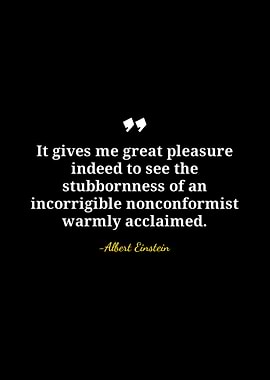 Albert Einstein Quote on Nonconformity