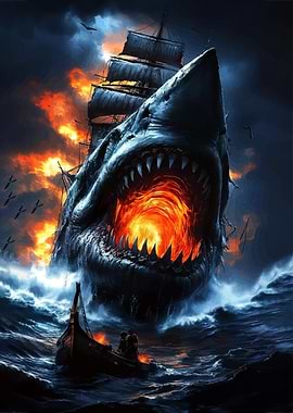 Shark Ship Monster