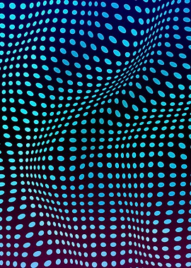 Abstract Blue Dot Pattern