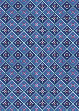 Floral Diamond Pattern