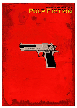 Pulp Fiction Movie Poster Art