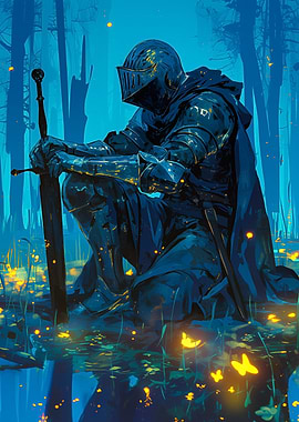 Knight in Forest