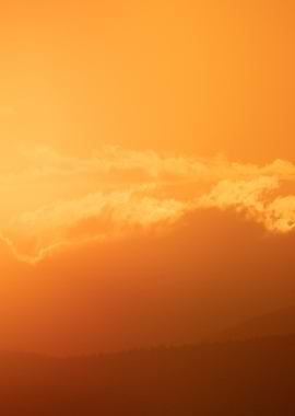 Golden Sunset Landscape