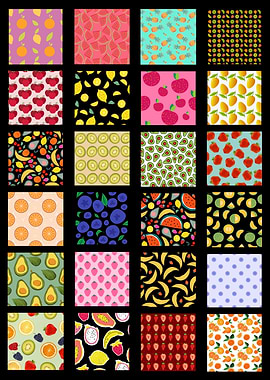 Fruits Tile Art