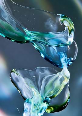 Abstract Liquid Art