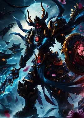 Cyberpunk Samurai Warrior Energy Weapon