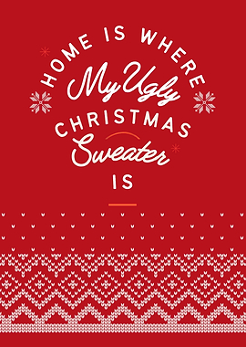 Ugly Christmas Sweater Home