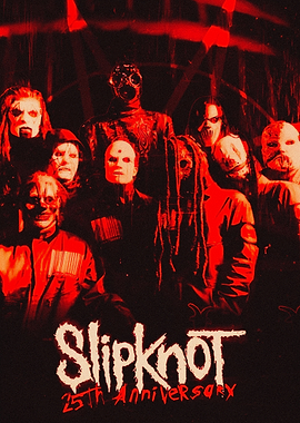 Slipknot 25th Anniversary Band Photo