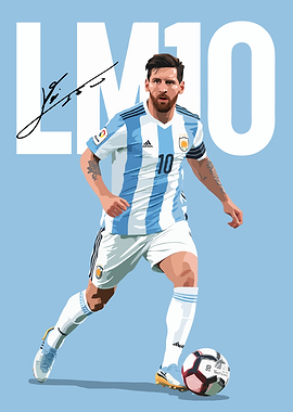 Lionel Messi Illustration