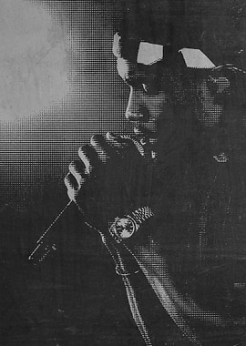 Frank Ocean Portrait Halftone