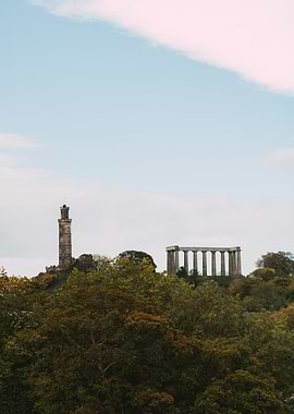 Edinburgh's Landmarks on Calton Hill