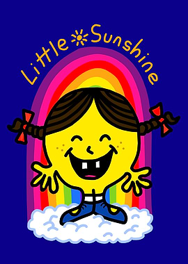 Little Sunshine Cartoon Character Illustration