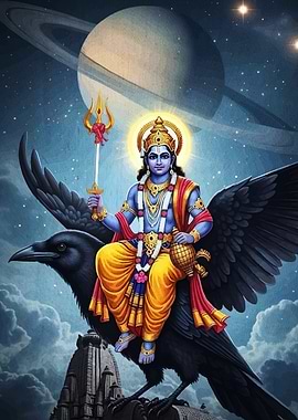 Shani Dev Crow Saturn