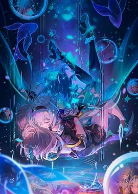 Girls in a Dreamy Space