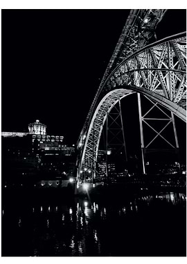Dom Luís I Bridge at Night
