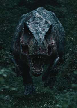 Tyrannosaurus Rex in the Jungle