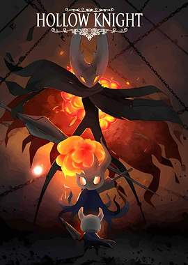 Hollow Knight Game Illustration