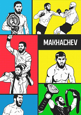 Islam Makhachev Collage