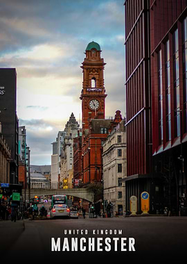 Manchester, United Kingdom Cityscape