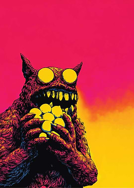 Monster with Glowing Fruit