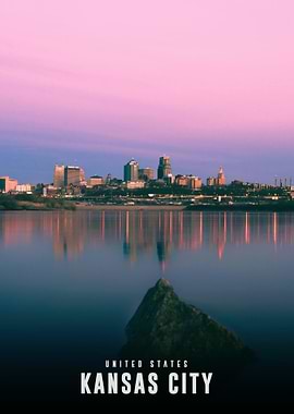 Kansas City Skyline at Dusk