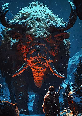 Mammoth Encounter Snowy Wilderness