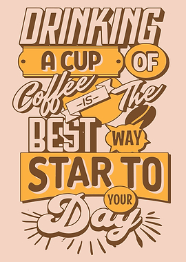 Coffee Quote Art