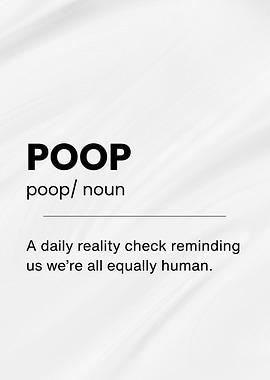 Poop Funny Sarcastic Definition
