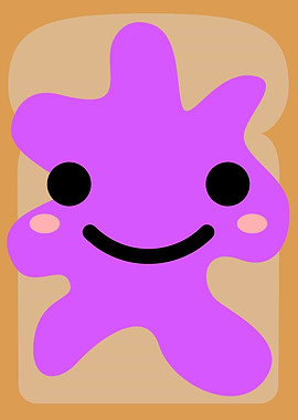 Cute Jelly on Toast