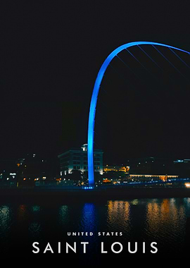 Saint Louis at Night