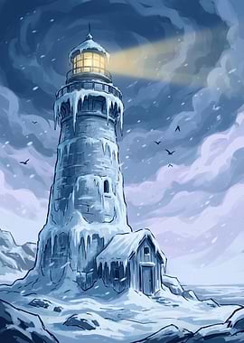 Winter Lighthouse