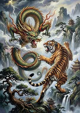 Dragon and Tiger Confrontation