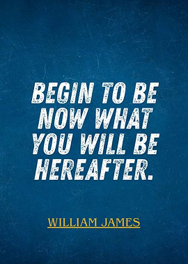 Inspirational Quote by William James