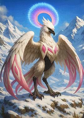 Majestic White Bird Halo