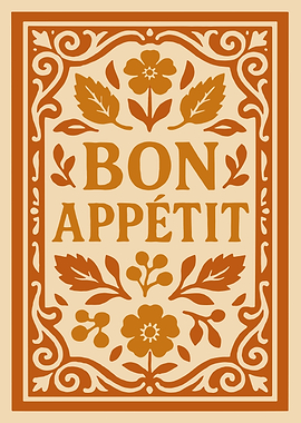Bon Appétit Floral Art