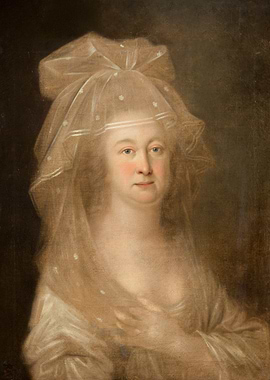 Portrait of a Woman wearing a Veil